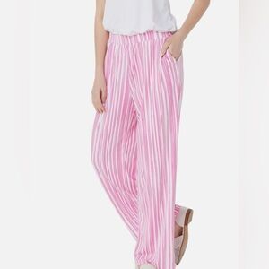 🆕 Elizabeth Clarke Striped Wide Leg Pants